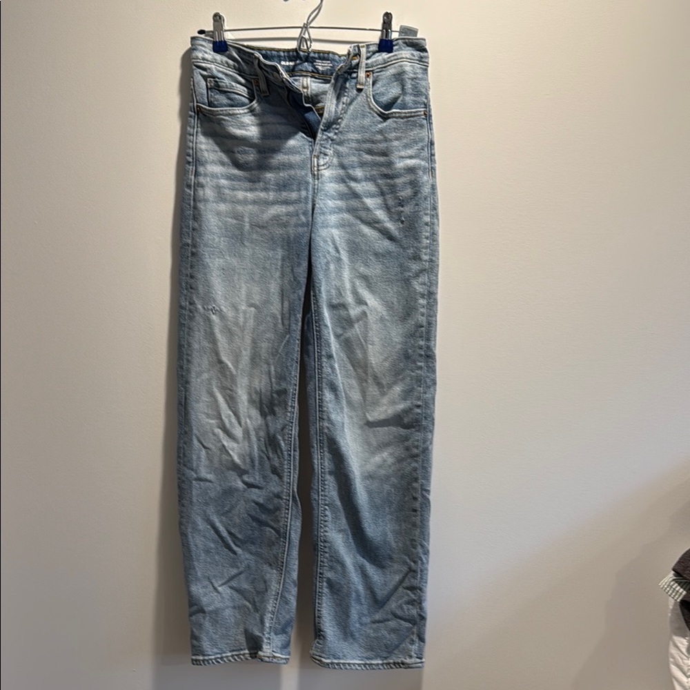 Light Blue extra high rise wide Leg Women's Jeans
